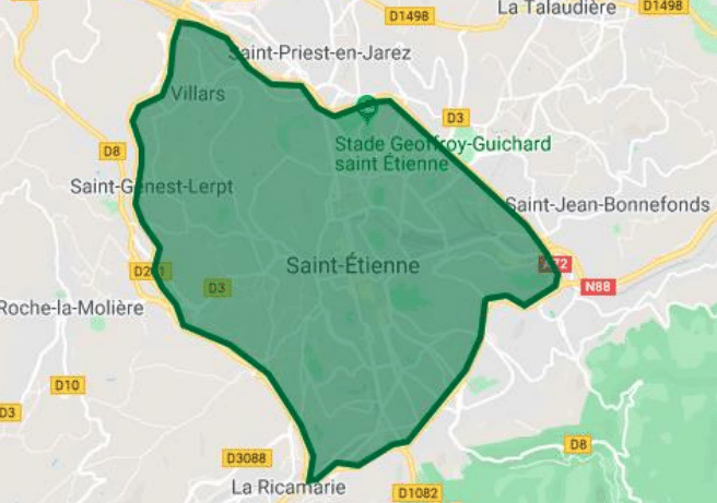 Plan ZFE Saint Etienne